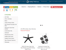 Tablet Screenshot of echairparts.com